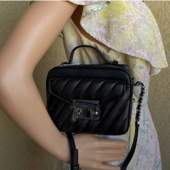 Michael Kors Small Rose Top Handle Leather Satchel - Picture 9 of 16